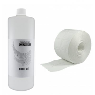 Cleaner 1000ml+ Zellettenrolle (500 Pads)